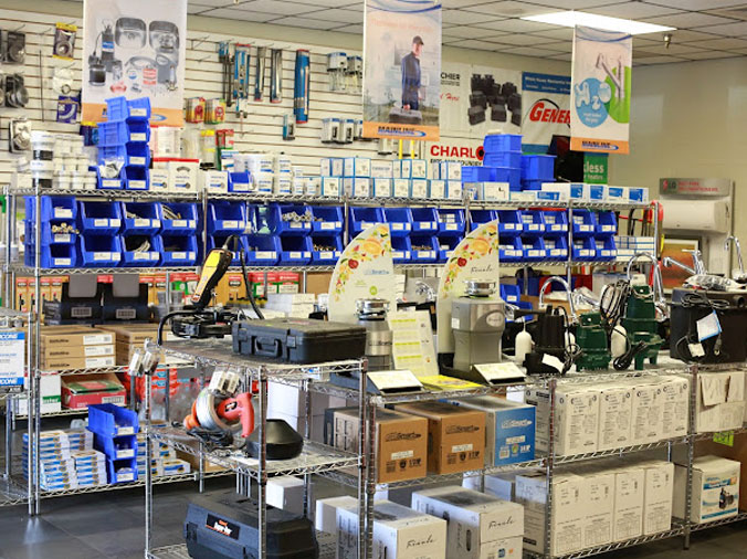Interior of plumbing supply store - Hajoca Harrisburg
