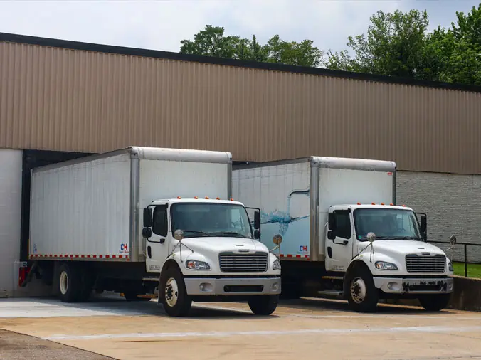 Hajoca Harrisburg plumbing supply delivery trucks